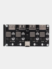 Модуль быстрой зарядки USB 12V 24V  QC2.0 QC3.0 4 канала