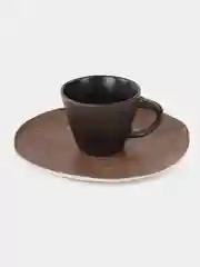 Коричневый столовый сервиз на 4 персоны