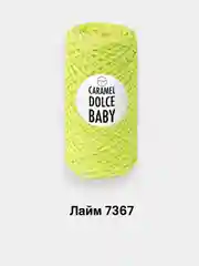 Лайм шнур для вязания Caramel Dolce Baby 2мм, 140г, 220м полимерная нить, шнур для макраме