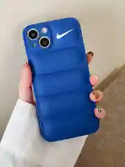 Синий чехол на iPhone (Айфон) 11, 13, 14, 15, 7, 8 Plus, X, XS, XR, 12 Pro / Max, силиконовый