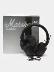 Коричневый беспроводные наушники с микрофоном Major IV Bluetooth