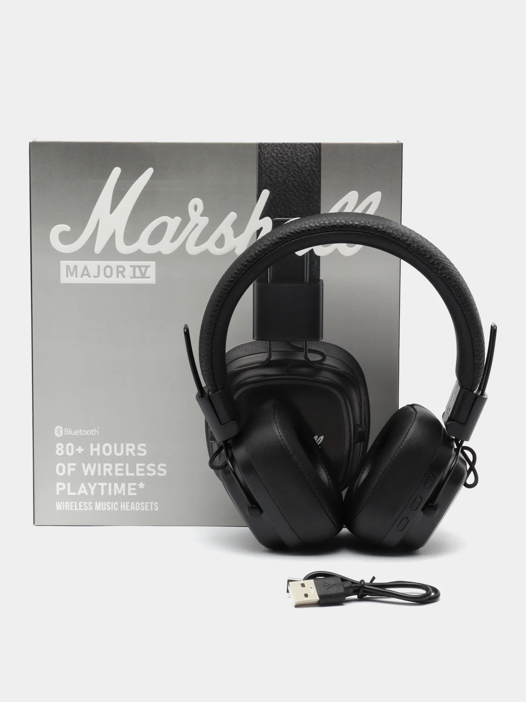 Черный беспроводные наушники с микрофоном Major IV Bluetooth