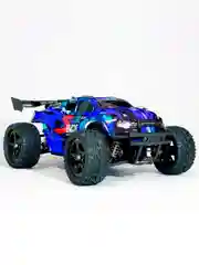 Синий радиоуправляемая машина трагги Remo Hobby S EVO-R 1661 4WD RTR, 1:16, красный, синий