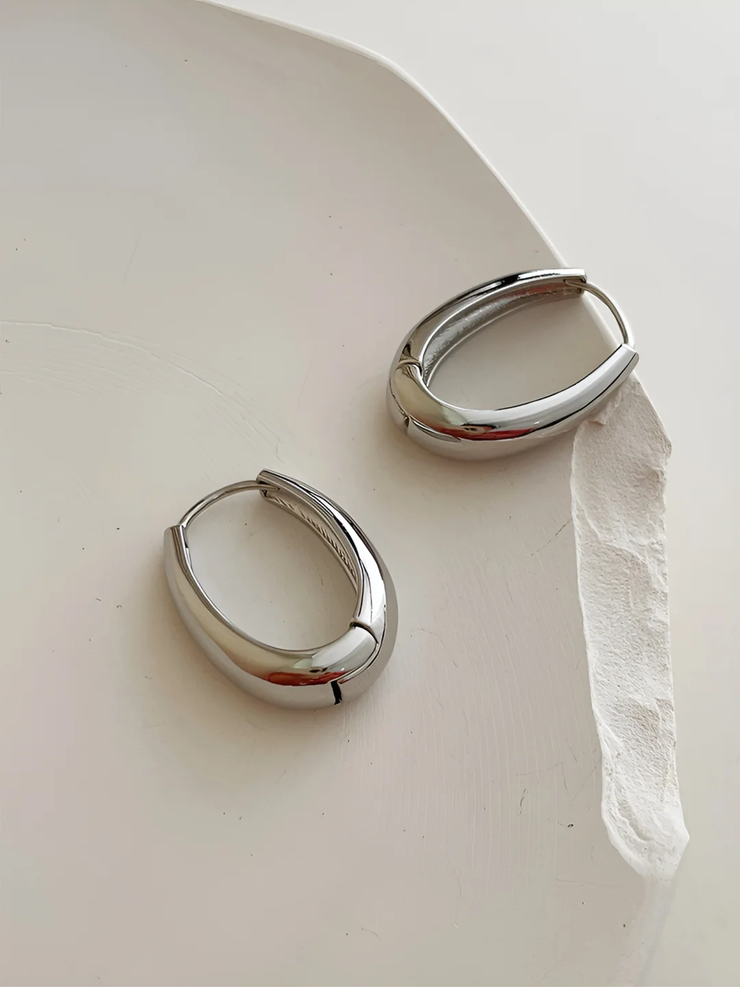Серебряный серьги бижутерия кольца, капли