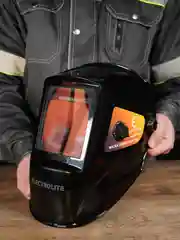Сварочная маска хамелеон ELECTROLITE Ф10(103x90 мм,DIN 4/5-8/9-13, внешняя регулировка