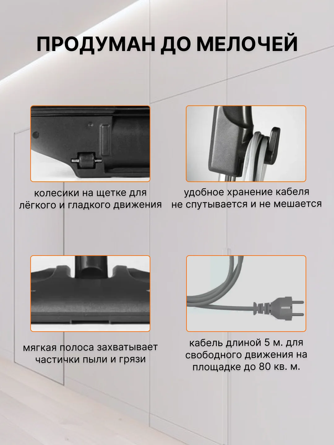 Черный пылесос ручной, вертикальный беспроводной для дома Xiaomi Deerma DX115C и DX118C RU-версия