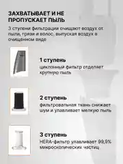 Черный пылесос ручной, вертикальный беспроводной для дома Xiaomi Deerma DX115C и DX118C RU-версия