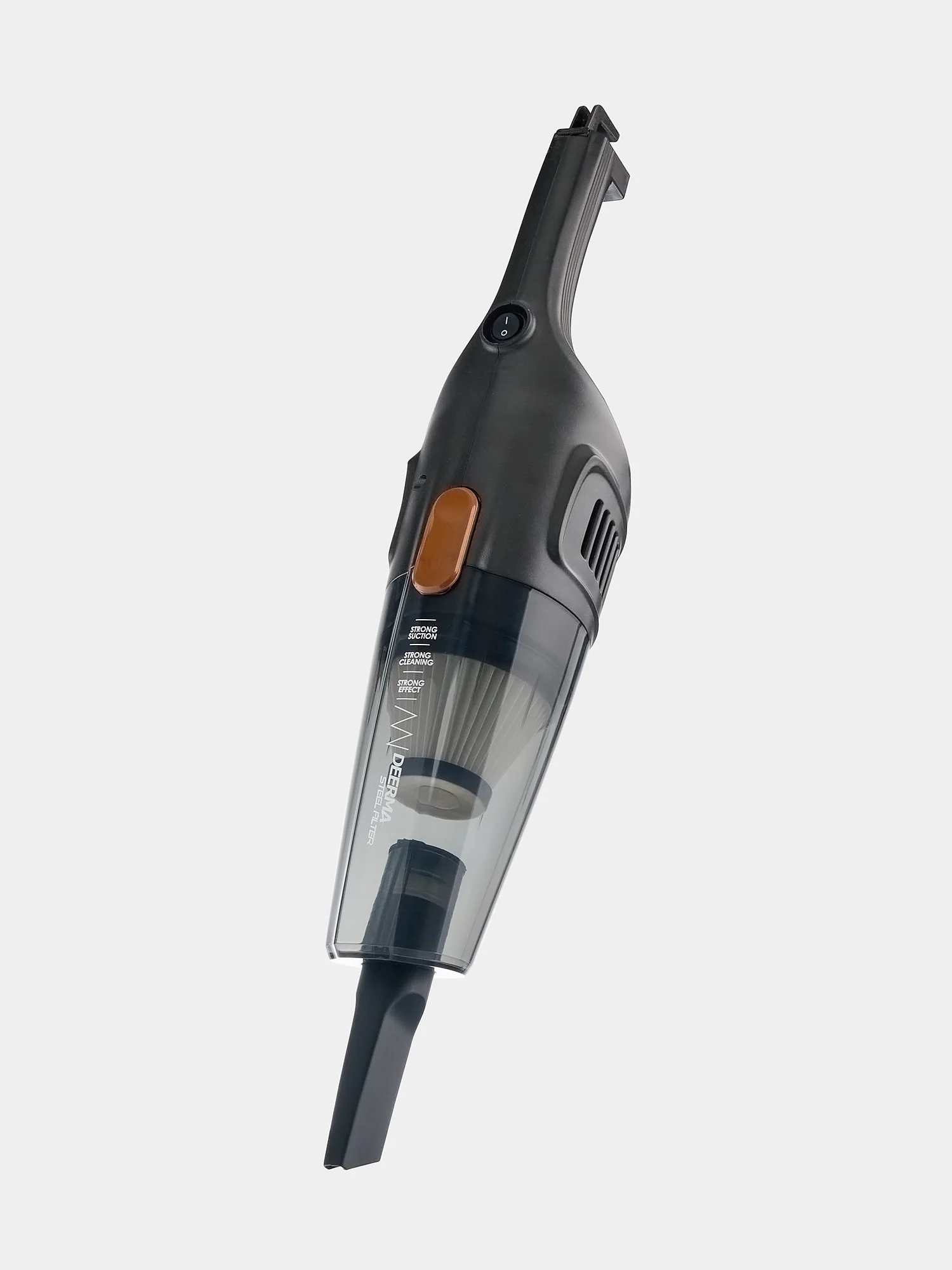 Черный пылесос ручной, вертикальный беспроводной для дома Xiaomi Deerma DX115C и DX118C RU-версия
