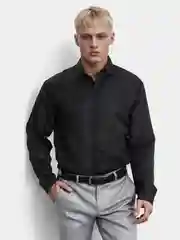 Синий рубашка мужская классическая