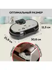 Электрическая вафельница для венских и бельгийских вафель GFGRIL GFW-035, 10 сердец