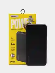 Белый повербанк 10000 mAh внешний аккумулятор PowerBank