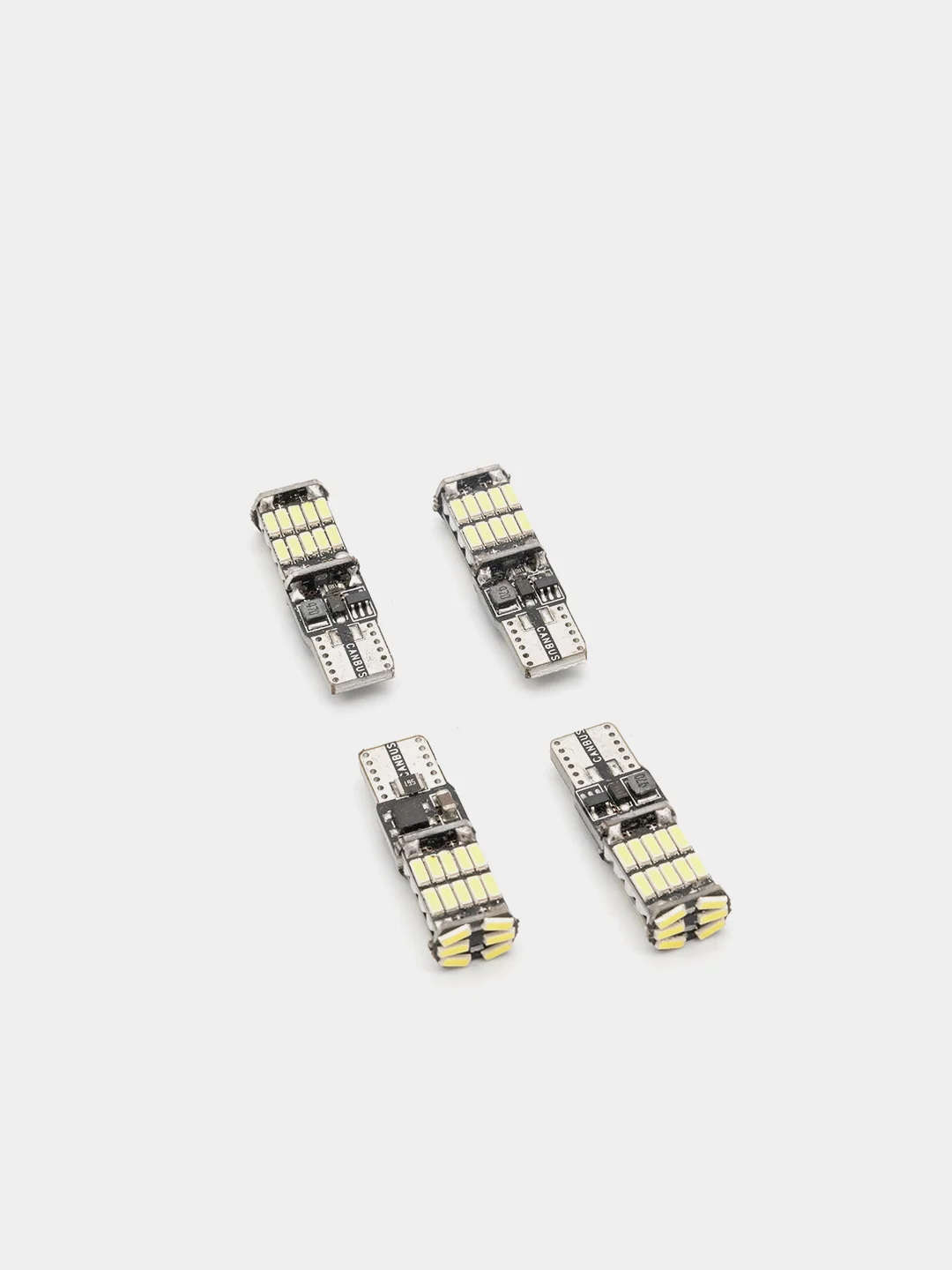 Белый лампа габаритов, светодиодная, с обманкой, 5 цветов, T10, W5W, 26 SMD, 12V