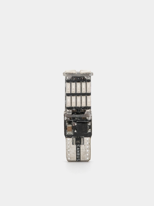 Лампа габаритов, светодиодная, с обманкой, 5 цветов, T10, W5W, 26 SMD, 12V