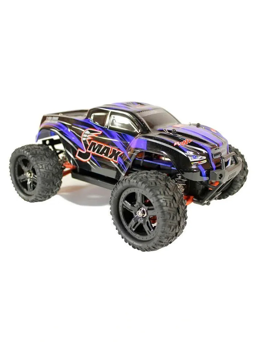 Синий радиоуправляемая машина Remo Hobby SMAX Brushless Upgrade 1635UPG 4WD RTR, 1:16