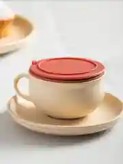 Ситечко для кружки с крышкой, силиконовый, 9,4х5 см