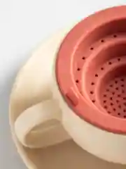 Ситечко для кружки с крышкой, силиконовый, 9,4х5 см