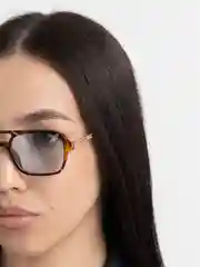 Терракотовый очки солнцезащитные MIRSEE женские леопардовые, 2024