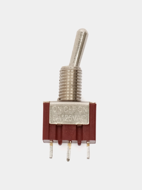 Тумблер MTS-103 3 контакта 3 положения ON-OFF-ON с фиксацией