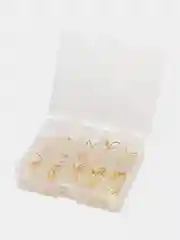 Золотой крючки рыболовные, набор - 50 штук (размеры 3,4,5,6,7,8,9,10,11,12 по 5 шт. каждого)
