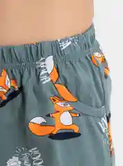 Мятный пижама женская с шортами