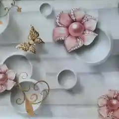 Коралловый меланж скатерть клеёнчатая  на тканевой основе на прямоугольный стол ,Размер - 140/220