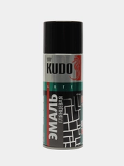 Аэрозольная краска KUDO, черная, глянцовая, 520 мм