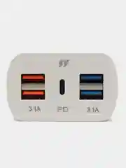 Зарядное устройство для телефона 4 USB,1 Type-C адаптер для смартфона, блок питания сетевой