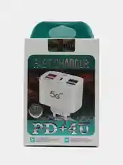Зарядное устройство для телефона 4 USB,1 Type-C адаптер для смартфона, блок питания сетевой