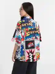 Oversized Рубашка гавайка