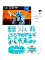 Конструктор робот радиоуправляемый 3 в 1 STEM GLADIATOR 398 деталей