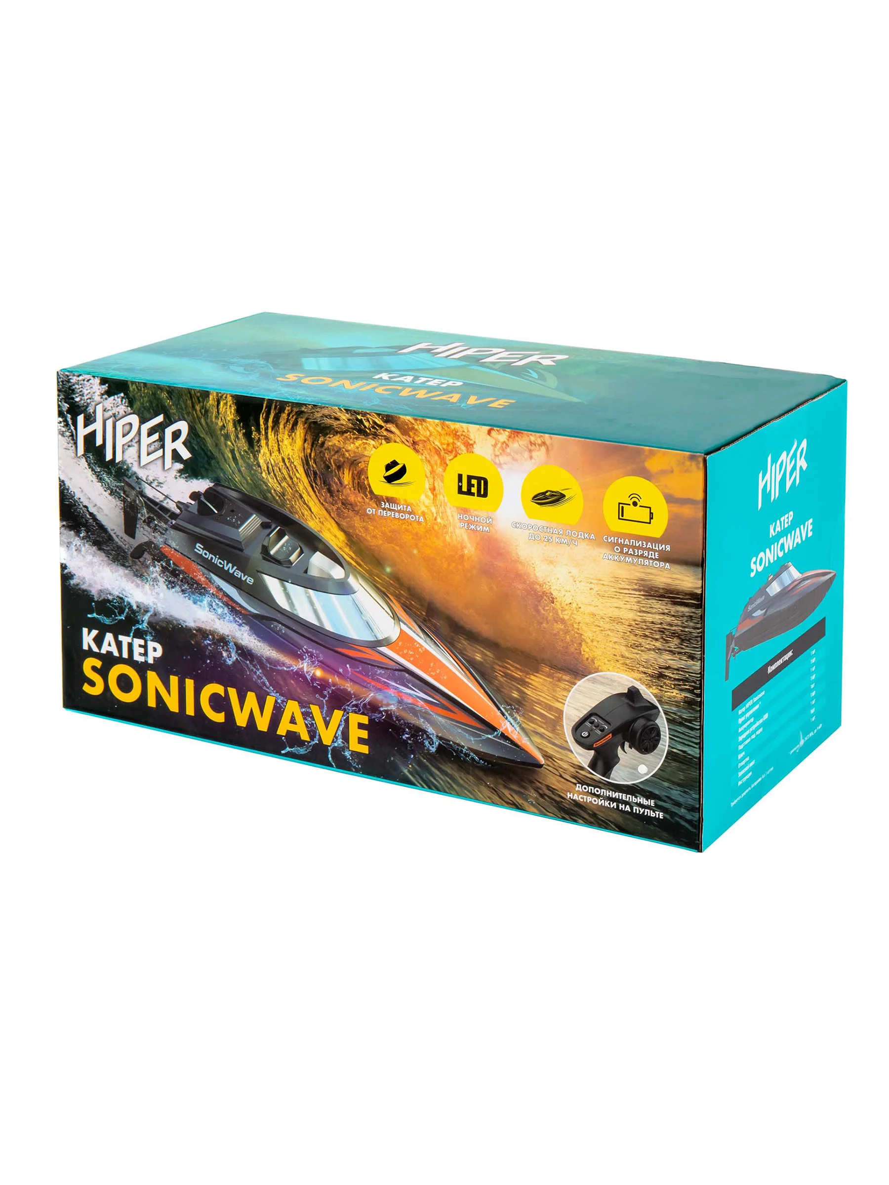 Катер радиоуправляемый SONICWAVE 25 км/ч