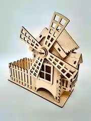 Чайный домик для чайных пакетиков Мельница. 12*28*22 см