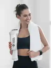 Белый шейкер спортивный для протеина Sports Element "Оникс", 600 мл, с венчиком