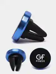 Синий держатель для телефона в машину магнитный GFPoWeR CH-01, на воздуховод дефлектор