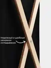 Тёмно-серый корзина для хранения белья с крышкой в ванную, складная. Бак для белья ФЕКА