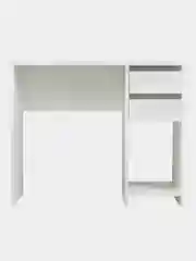 Стол письменный/компьютерный BRABIX "Scandi CD-017", 900х450х750 мм, 2 ящика, белый, 641894