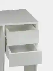 Стол письменный/компьютерный BRABIX "Scandi CD-017", 900х450х750 мм, 2 ящика, белый, 641894