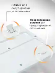 Комплект беспроводной клавиатура+мышь Гарнизон, GKS-160-W