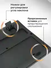 Комплект беспроводной клавиатура+мышь Гарнизон, GKS-160
