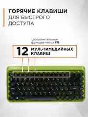 Комплект беспроводной клавиатура+мышь Gembird, KBS-9001
