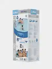 Темно-синий каркасный бассейн Bestway Steel Pro 305 х 76 см / 366 х 76 см