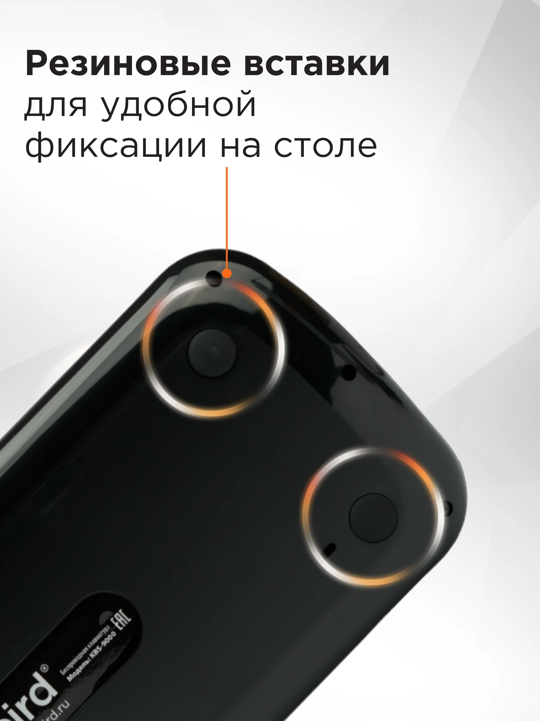 Комплект беспроводной клавиатура+мышь Gembird, KBS-9000-BL