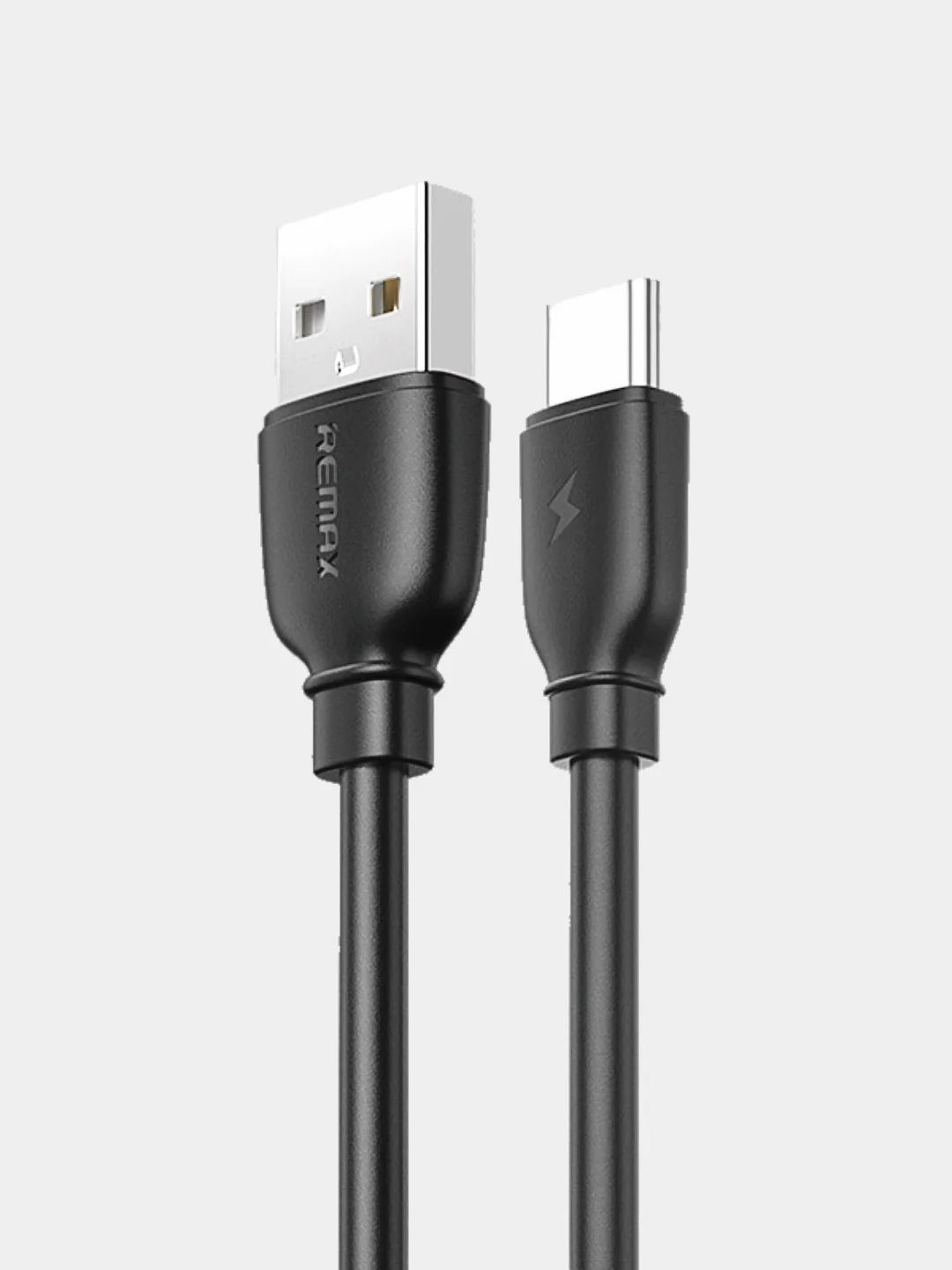 Черный зарядный кабель Type-C-USB для Android, зарядное устройство, быстрая зарядка, 1 м, 2,4А