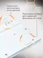Проводная игровая клавиатура Gembird KB-250L-W