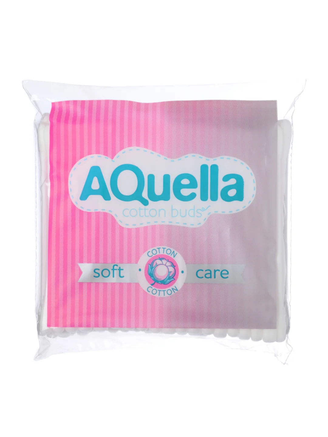Ватные палочки AQUELLA, п/э пакет, 100 штук