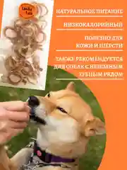 Лакомство для собак, Трахея говяжья кольцами