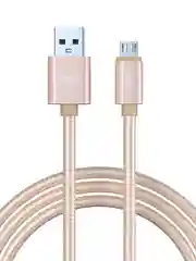 Кабель для зарядки Флоренция Micro USB - USB, 1.5 метра, 1.5 А, тканевая оплётка, 3 цвета