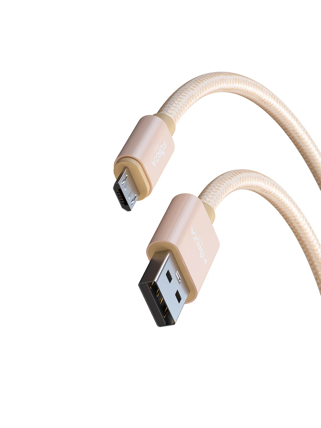 Кабель для зарядки Флоренция Micro USB - USB, 1.5 метра, 1.5 А, тканевая оплётка, 3 цвета