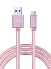 Кабель для зарядки Флоренция Micro USB - USB, 1.5 метра, 1.5 А, тканевая оплётка, 3 цвета