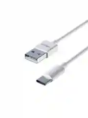 Кабель для зарядки Эталон Type-C - USB, 1 м, Быстрая зарядка 2А, QC, PD 20 W, TPE, белый